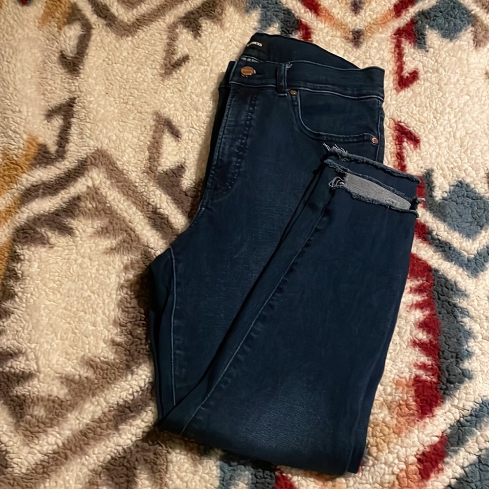 Express skinny high rise jeans 10S
